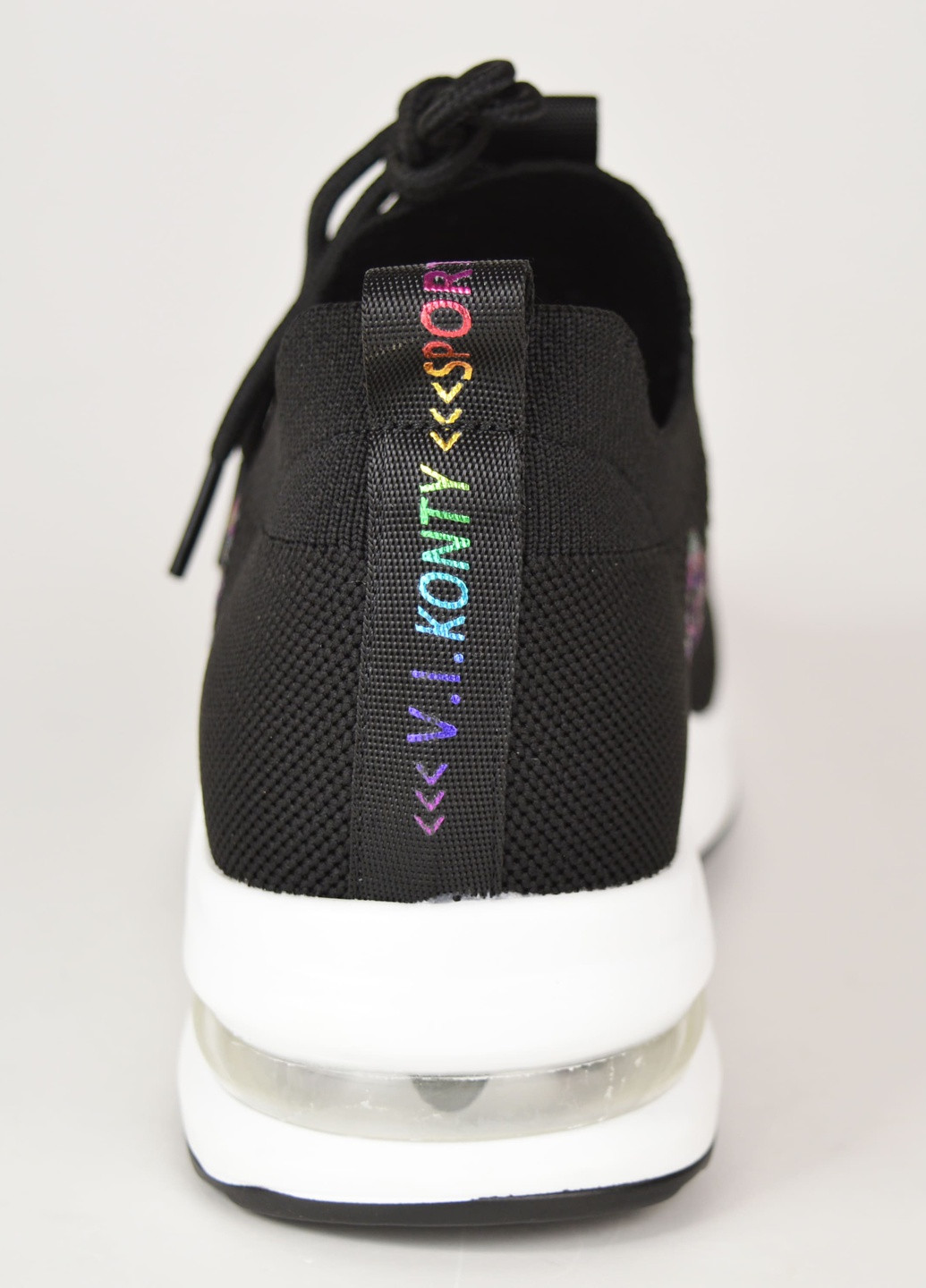 Кроссовки текстильные черные V.I.Konty чёрные всесезоны (256743424)