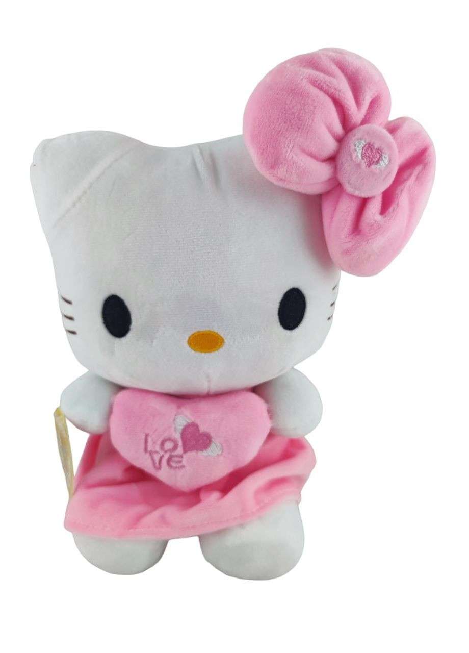 М'яка іграшка Hello Kitty Хелло Кітті 23 см, Рожевий (140995) A-Toys (260062508)