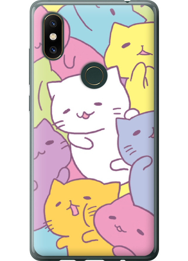 Силиконовый чехол 'Котики' для Endorphone Xiaomi Mi Mix 2s (259158924)