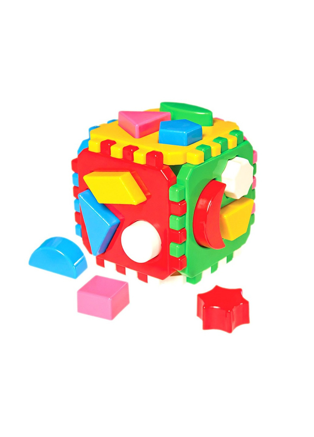 Игрушка куб "Умный малыш" цвет разноцветный 00-00034411 ТехноК (259422958)