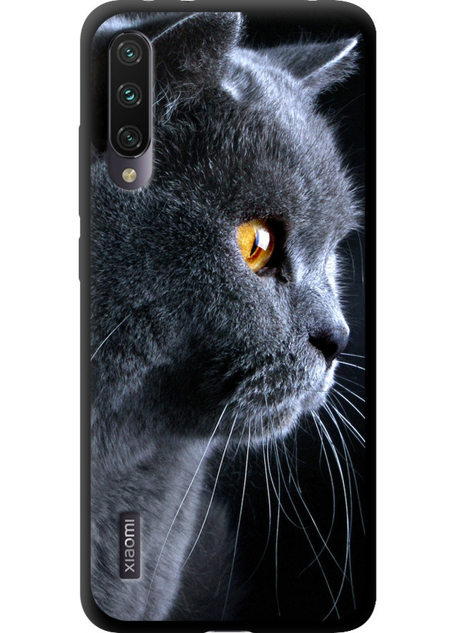 TPU черный чехол 'Красивый кот' для Endorphone xiaomi mi a3 (257881108)