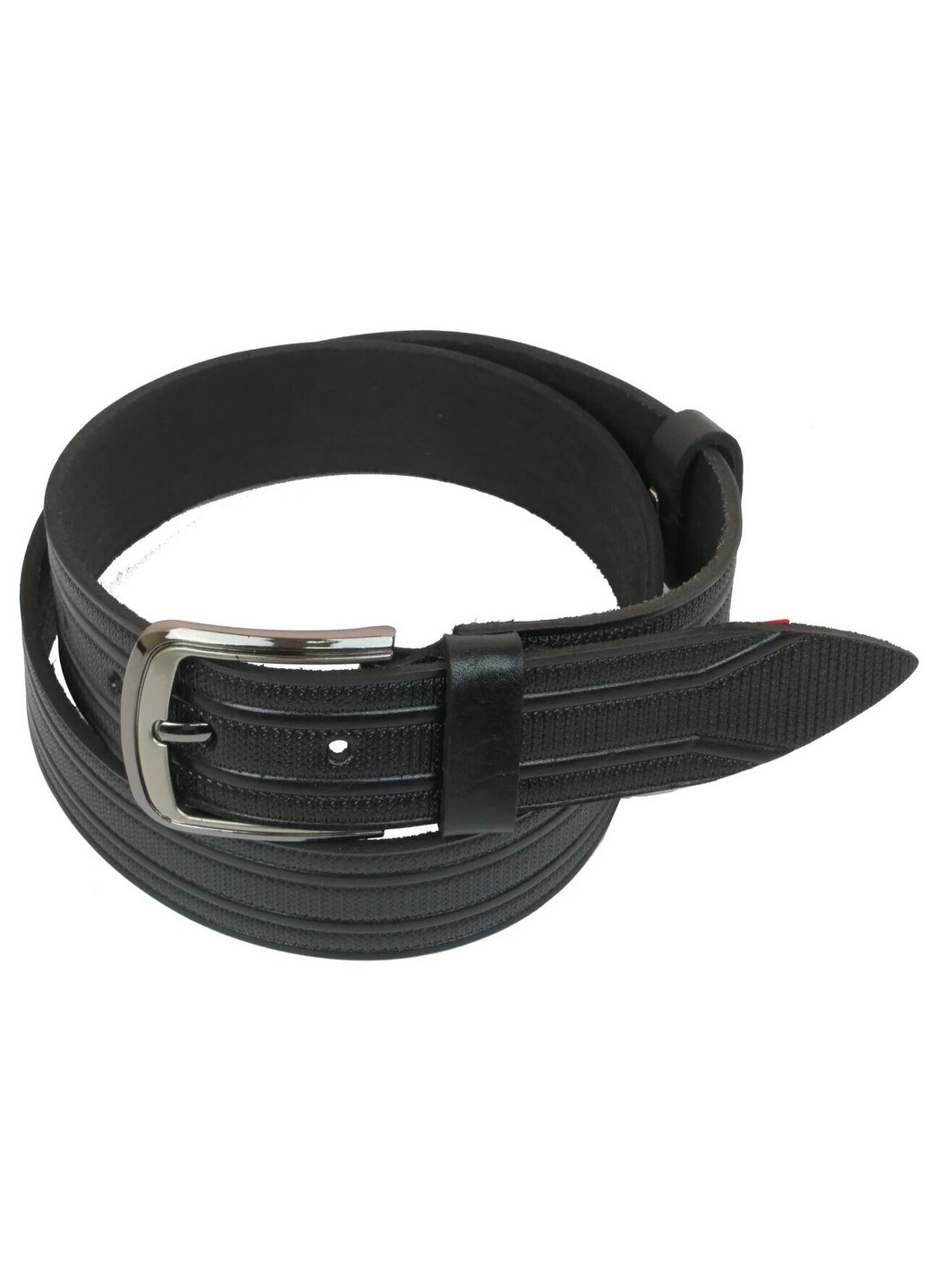 Чоловічий шкіряний ремінь брюк 1063-40 116х4 см. Skipper (266142699)