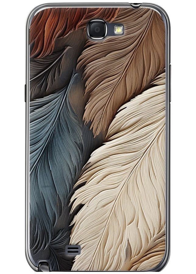 Силіконовий чохол 'Листя в стилі бохо' для Endorphone Samsung Galaxy Note 2 N7100 (265396230)