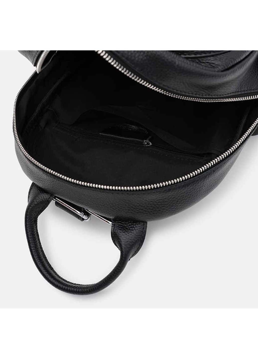 Жіночий шкіряний рюкзак k18885bl-black Ricco Grande (271665116)