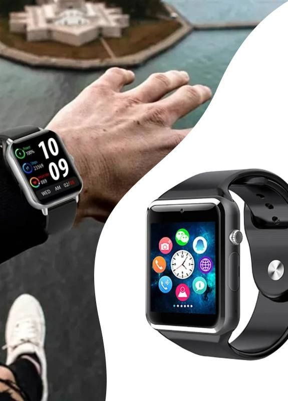 Умные часы Smart Watch A1 Black No Brand (265952777)
