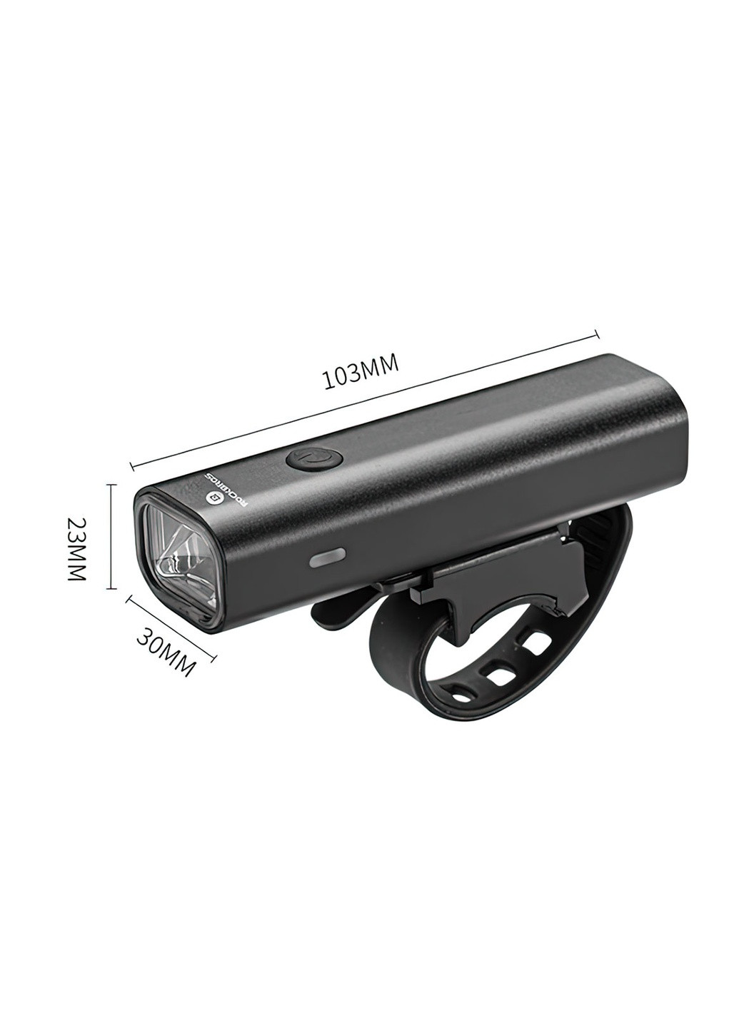 Ліхтарик для велосипеда з акумулятором / велофара / YQ-QD400LM 8726 Чорний 64997 Rockbros (258053936)