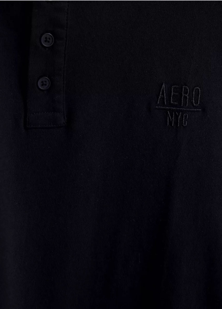 Черная футболка Aeropostale
