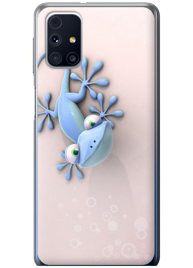 2D пластиковый чехол 'Геккончик' для Endorphone Samsung Galaxy M31s M317F (260632157)
