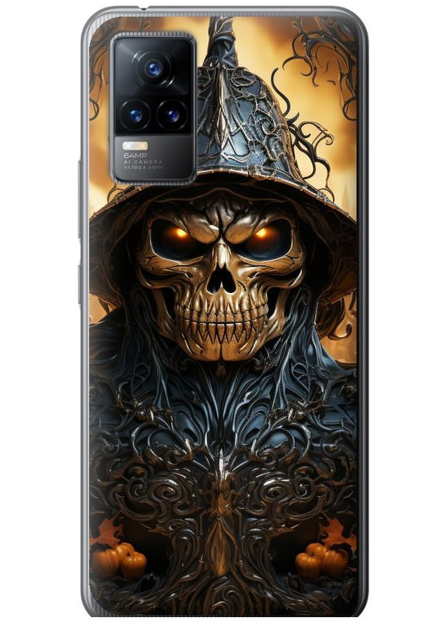 Силіконовий чохол 'Череп 2' для Endorphone Vivo V21E (266808601)