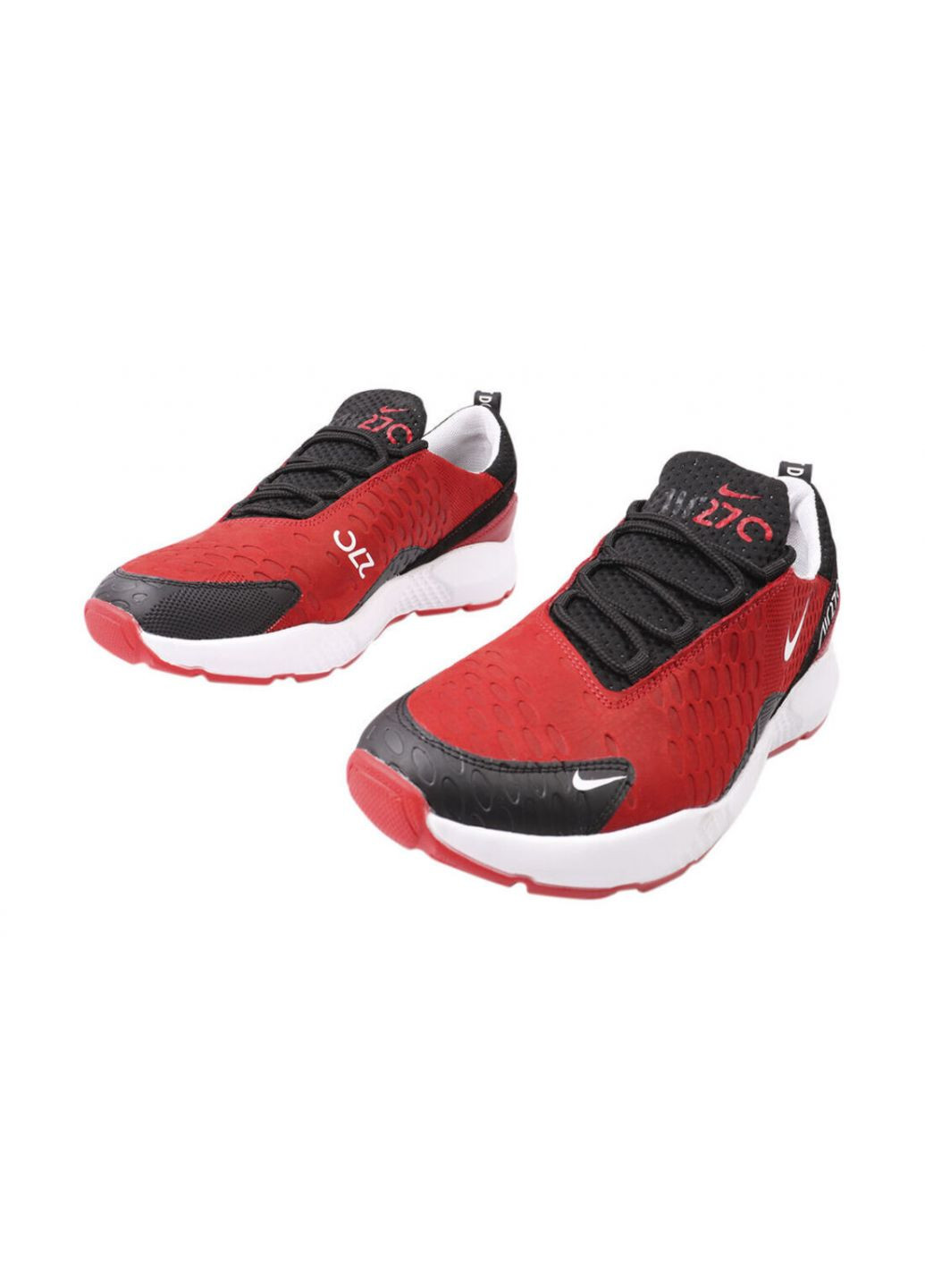 Червоні кросівки чоловічі з натуральної шкіри (нубук), на низькому ходу, на шнурівці, колір червоний, MDK 19-21DTS
