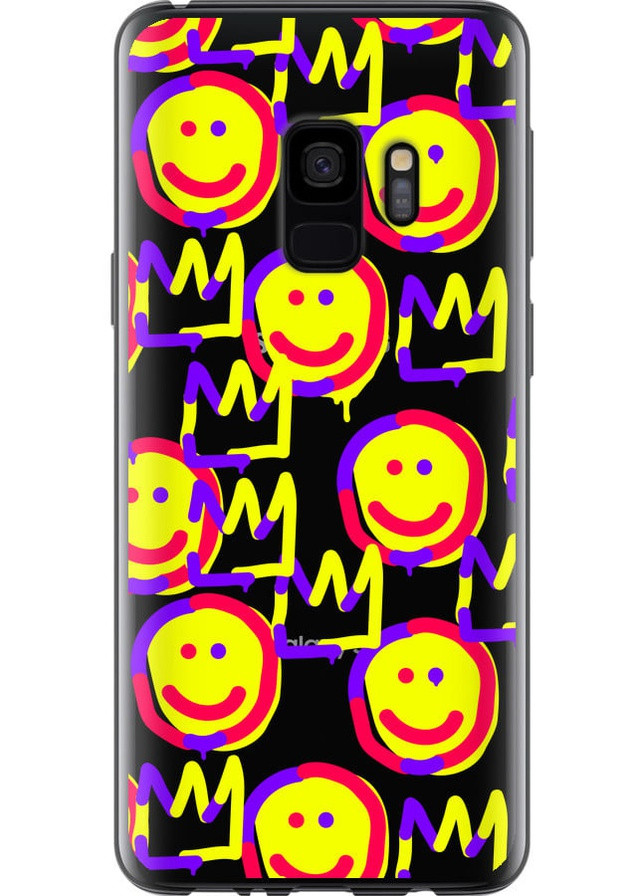 2D пластиковый чехол 'Смайлики v2' для Endorphone Samsung Galaxy S9 (258216060)