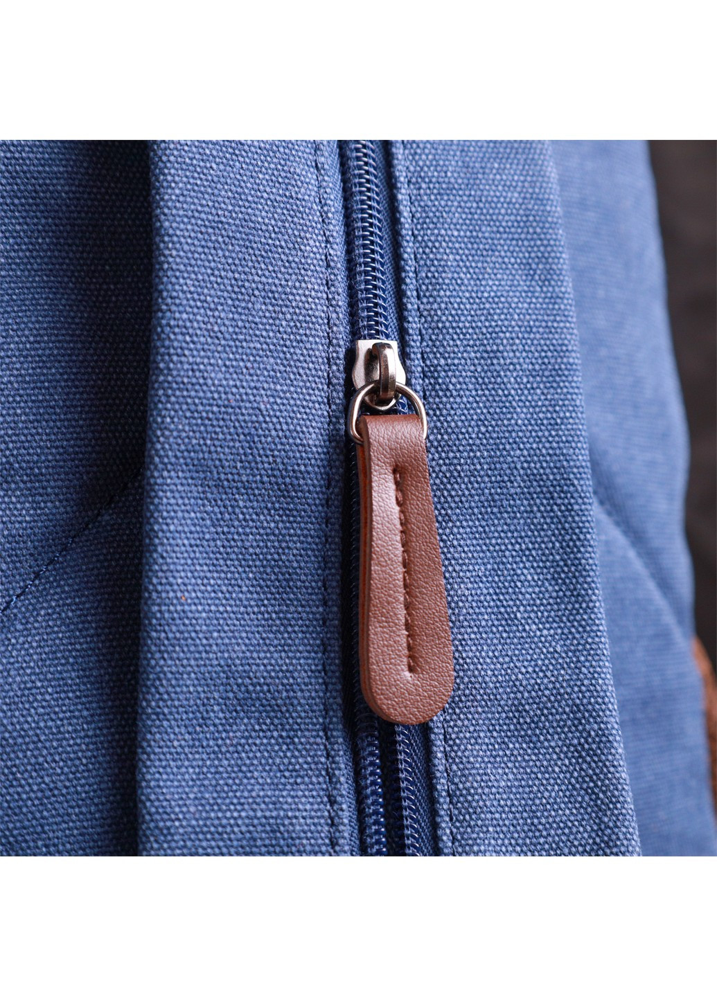 Легкий текстильный рюкзак с уплотненной спинкой и отделением для планшета 22169 Синий Vintage (267925354)