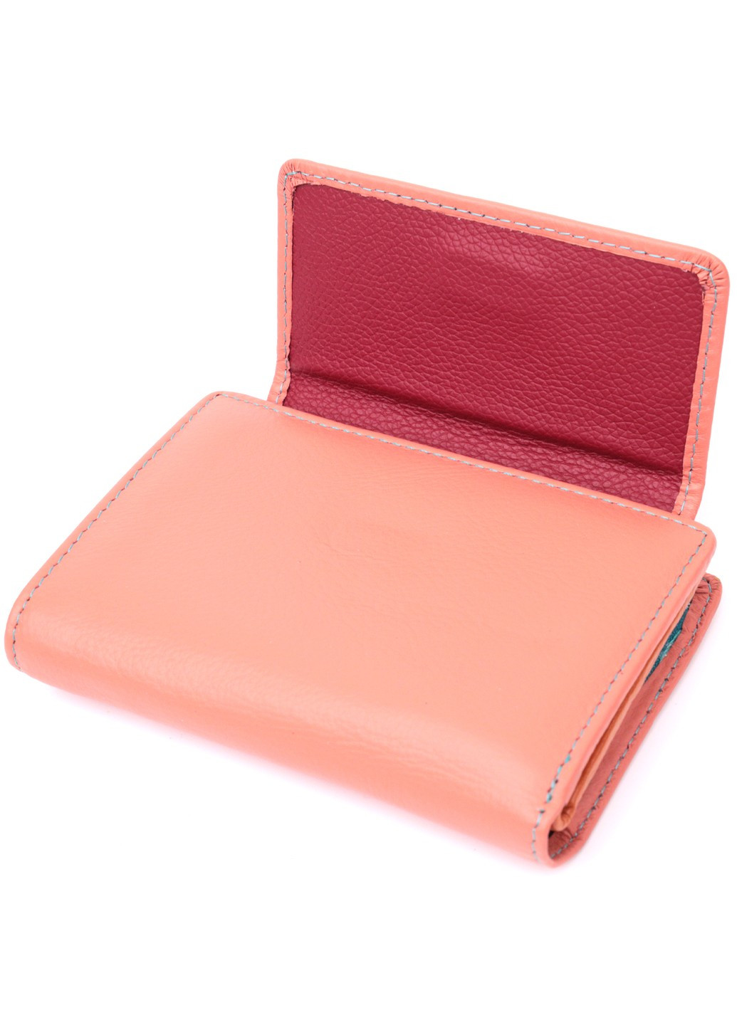Оригинальный кошелек для женщин из натуральной кожи 22499 Оранжевый st leather (277980555)