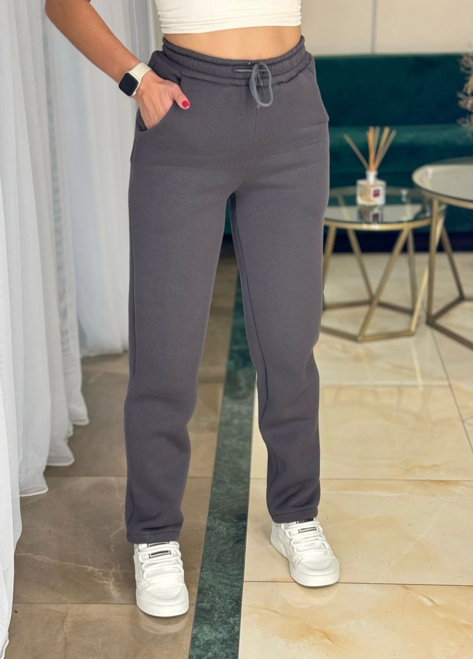 Женские спортивные брюки цвет темно серый р.42/44 444922 New Trend (269112788)