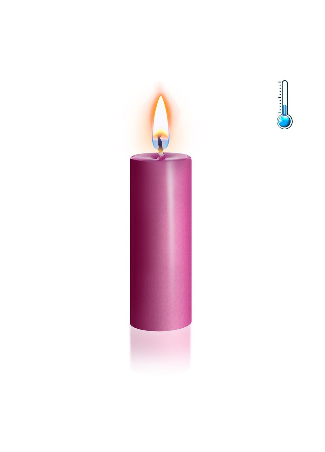 Розовая свеча восковая низкотемпературная S 10 см Art of Sex (277235465)