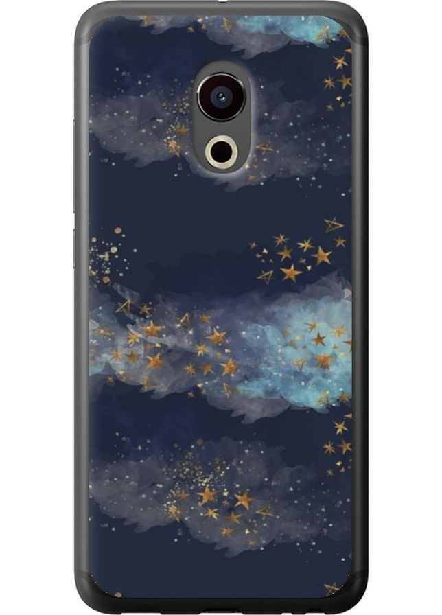 Силиконовый чехол 'Ночь золотые звезды' для Endorphone meizu pro 6 (276395938)