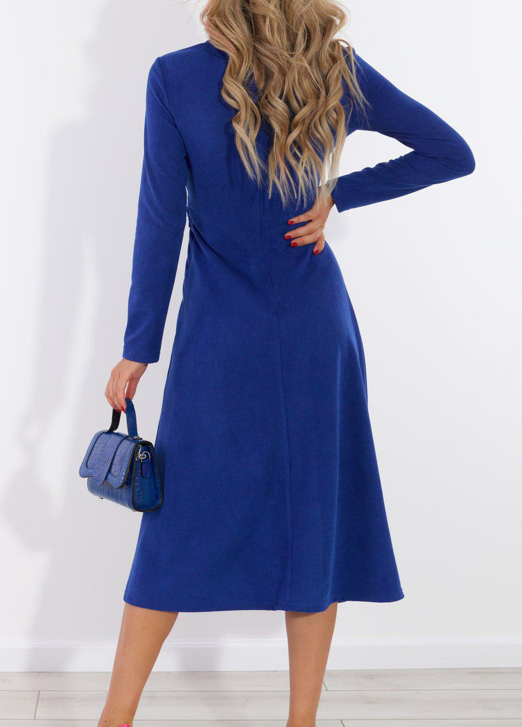 Синее сукнi норма замшеве плаття (5441) Lemanta