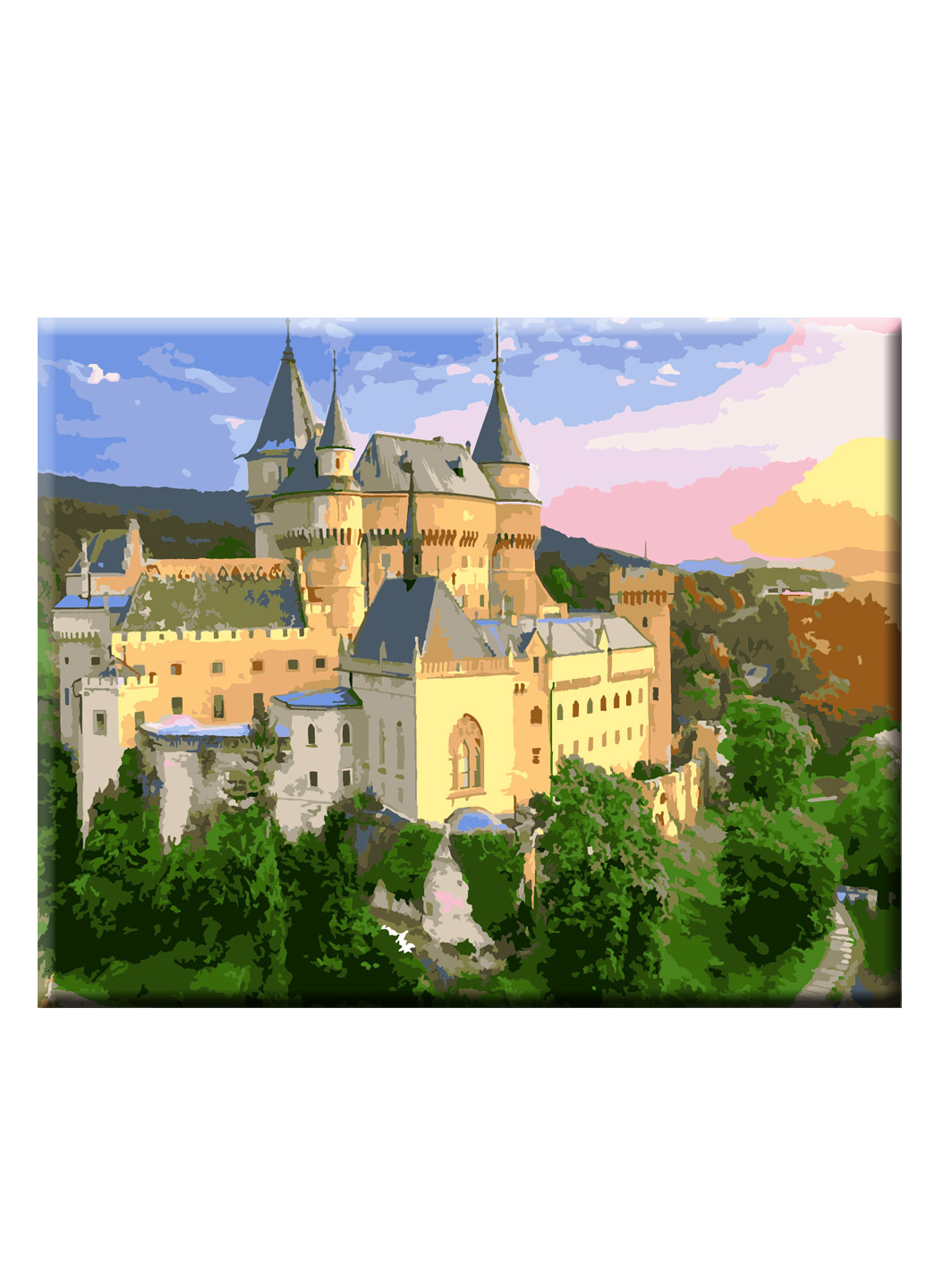 Картина по номерам Замок в Словакии 40*50см ArtStory (258783330)