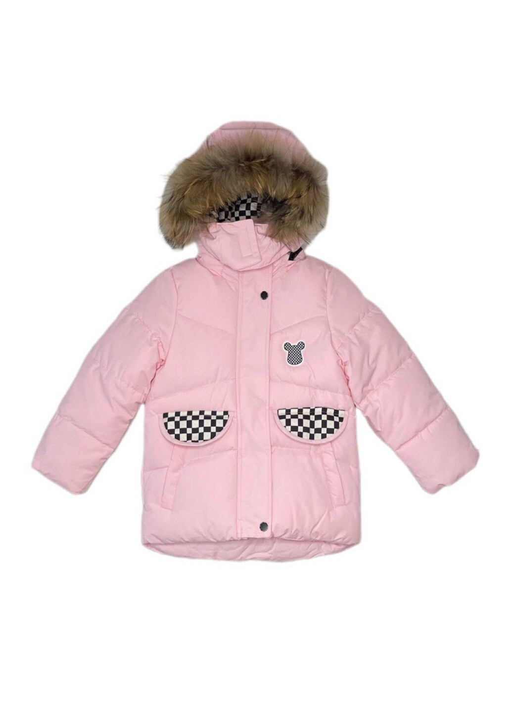 Рожева куртка для дівчинки Модняшки