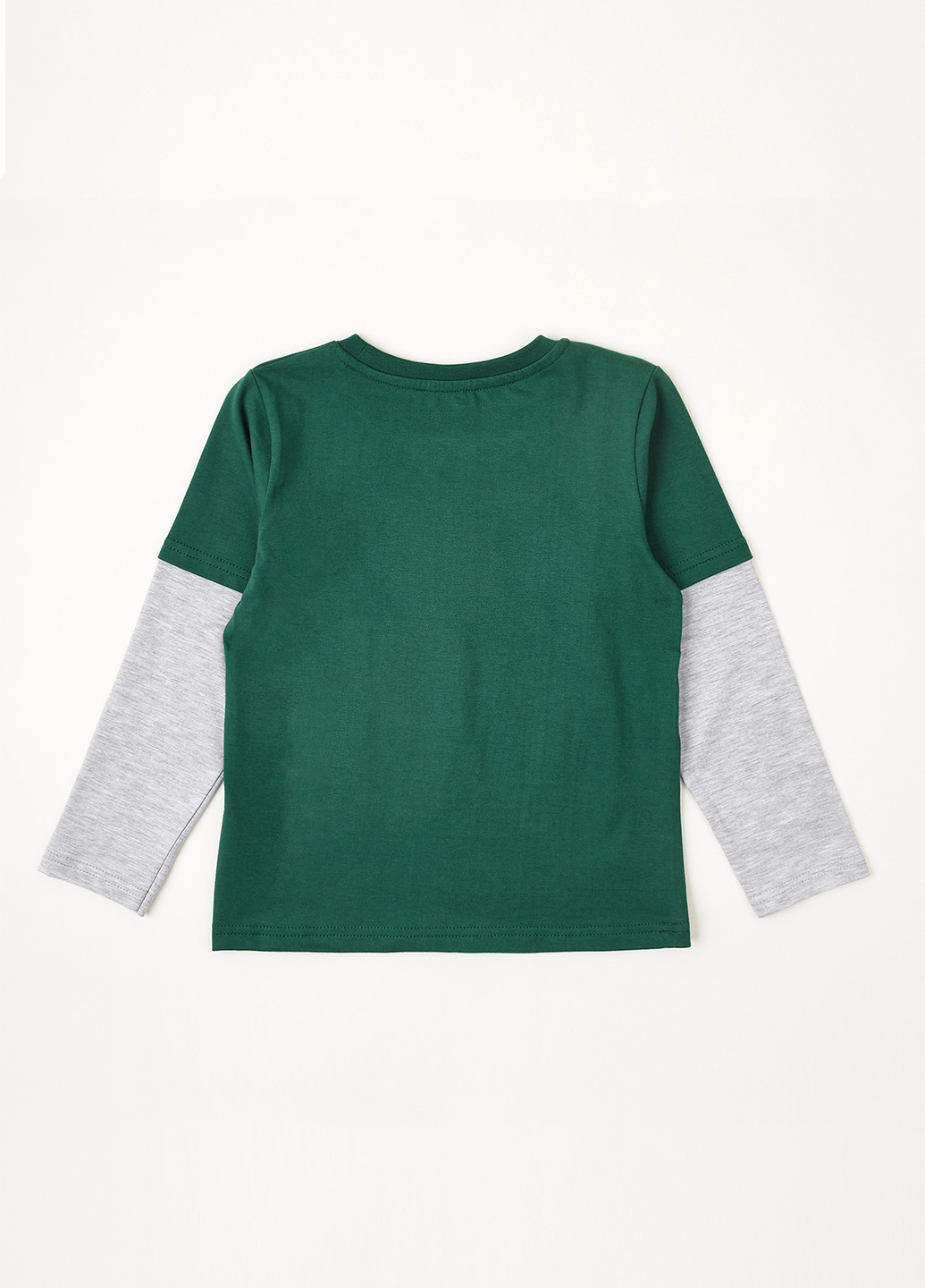 Лонгслів-футболка зелена "Зебра" KRAKO (258310799)