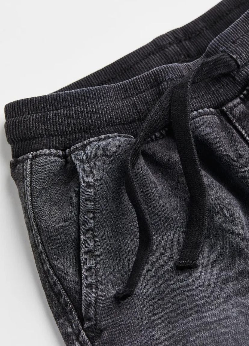 Черные повседневный демисезонные брюки джоггеры H&M