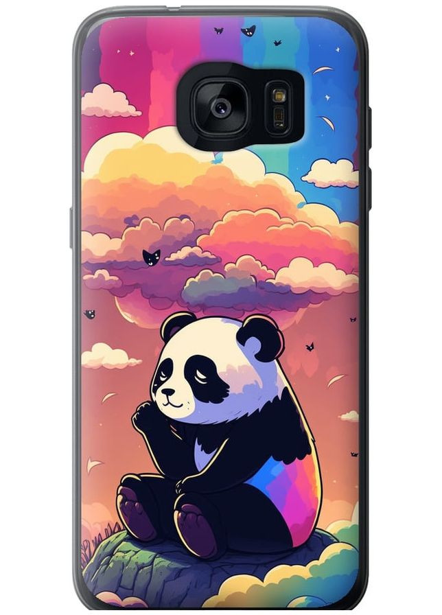 Силіконовий чохол 'Панда в хмарах' для Endorphone Samsung Galaxy S7 Edge G935F (276312209)