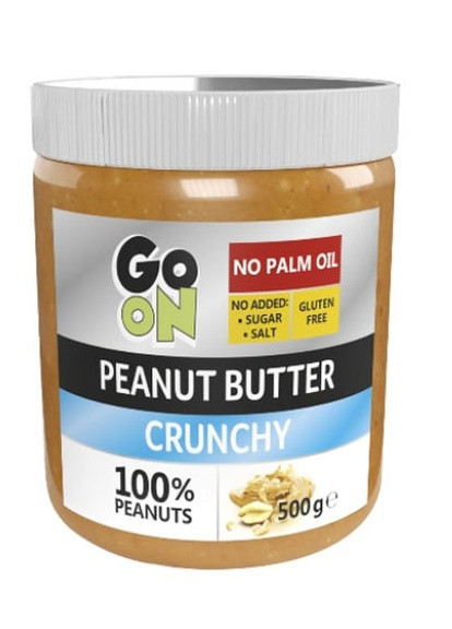 Peanut Butter 500 g /20 servings/ Crunchy Go On Nutrition (256719369)