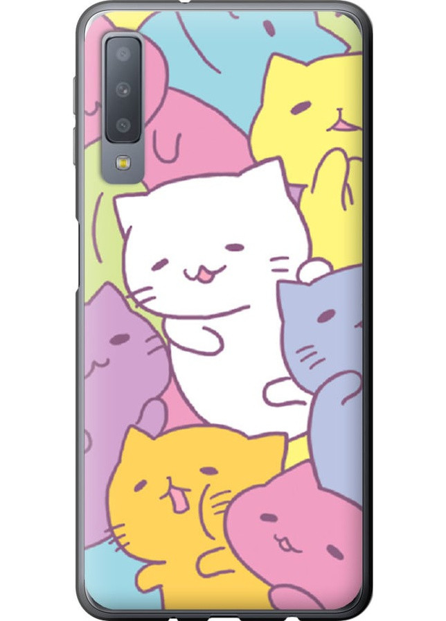 Силіконовий чохол 'Кошенята ' для Endorphone Samsung Galaxy A7 (2018) A750F (258262678)