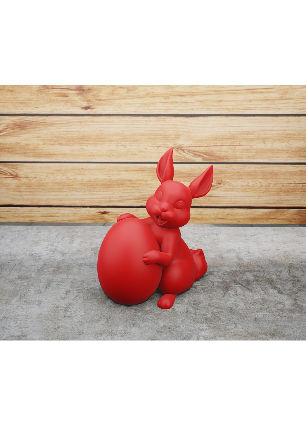 Cтатуэтка Пасхальный кролик с яйцом ЗаСвіт (261555325)