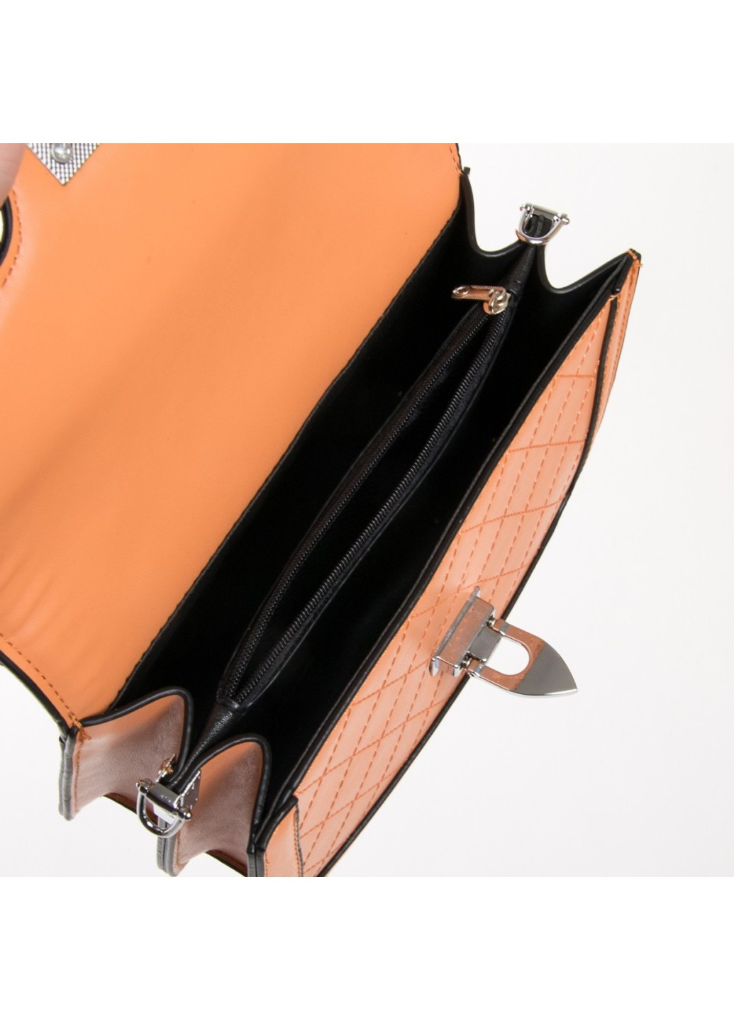 Женский клатч из кожезаменителя 01-06 17033 orange Fashion (272949992)