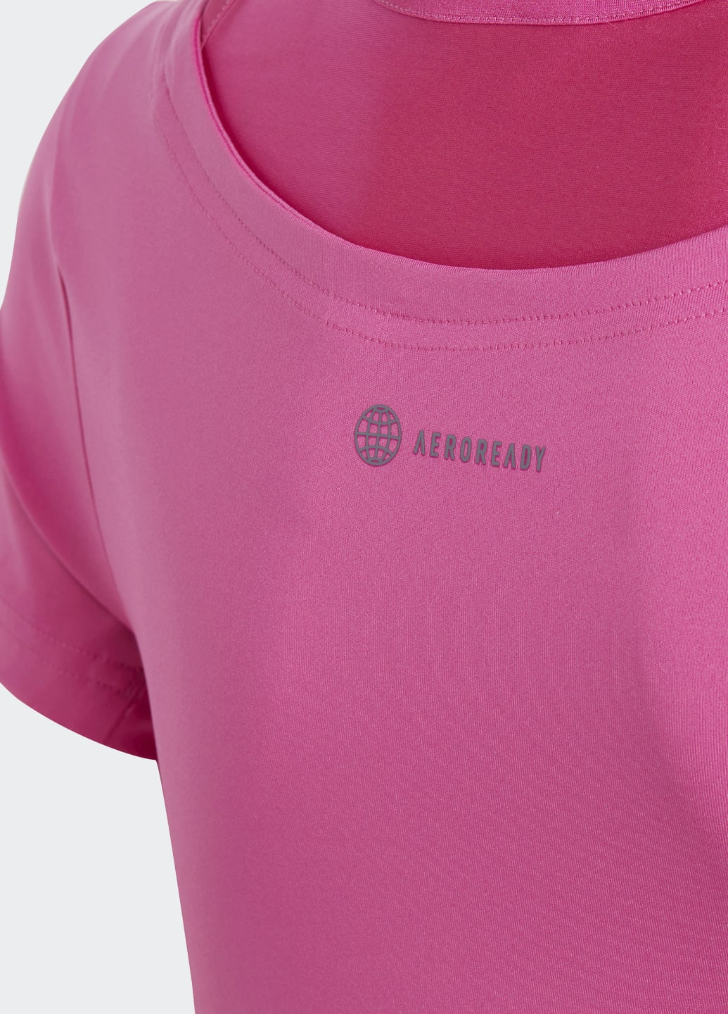 Розовая демисезонная футболка aeroready adidas