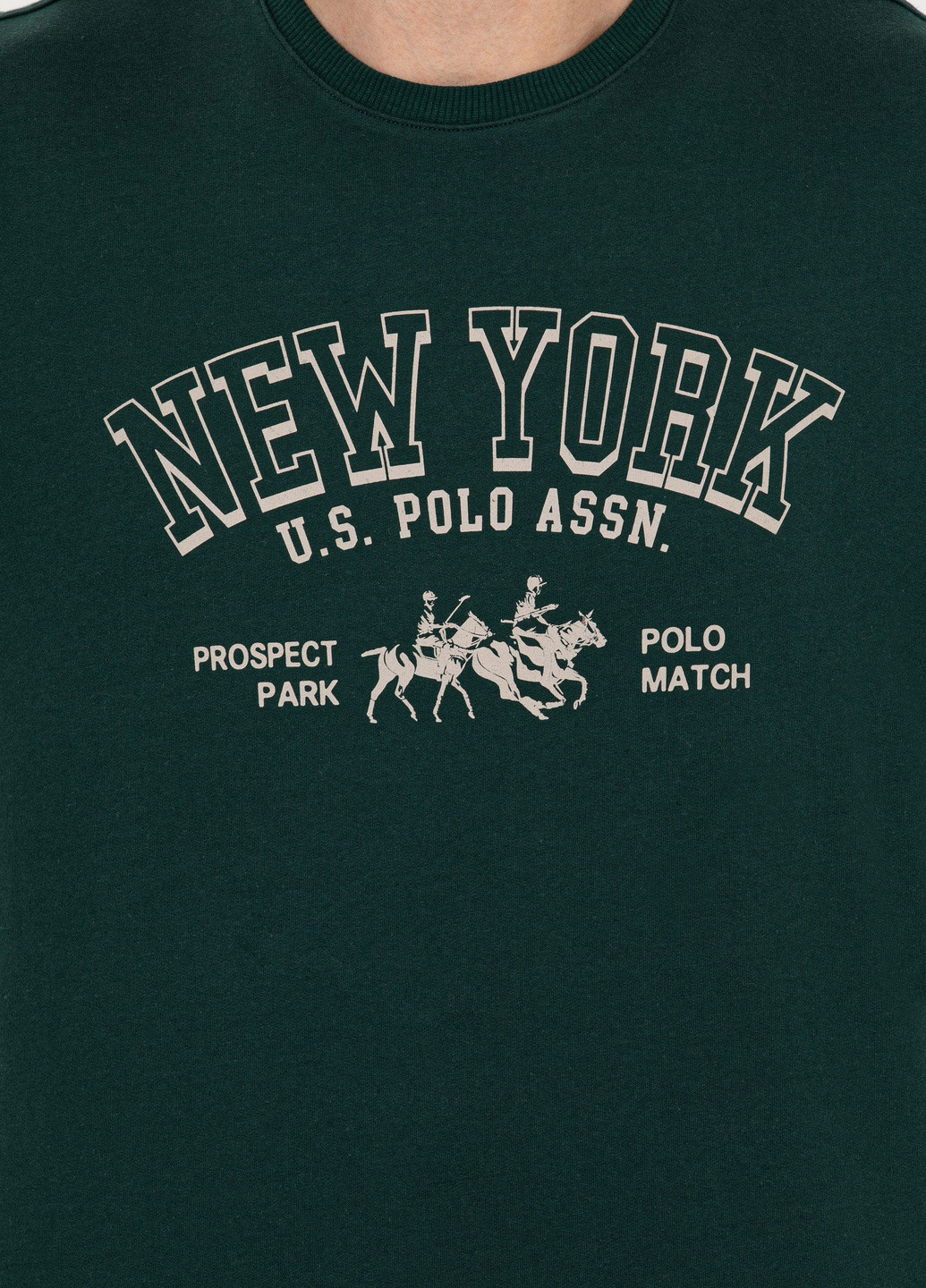 Світшот чоловічий U.S. Polo Assn. - крій чорний - (258387961)