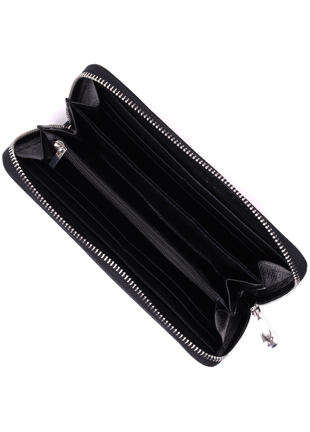 Универсальный кошелек-клатч на одно отделение из натуральной кожи 22559 Черный st leather (277980520)