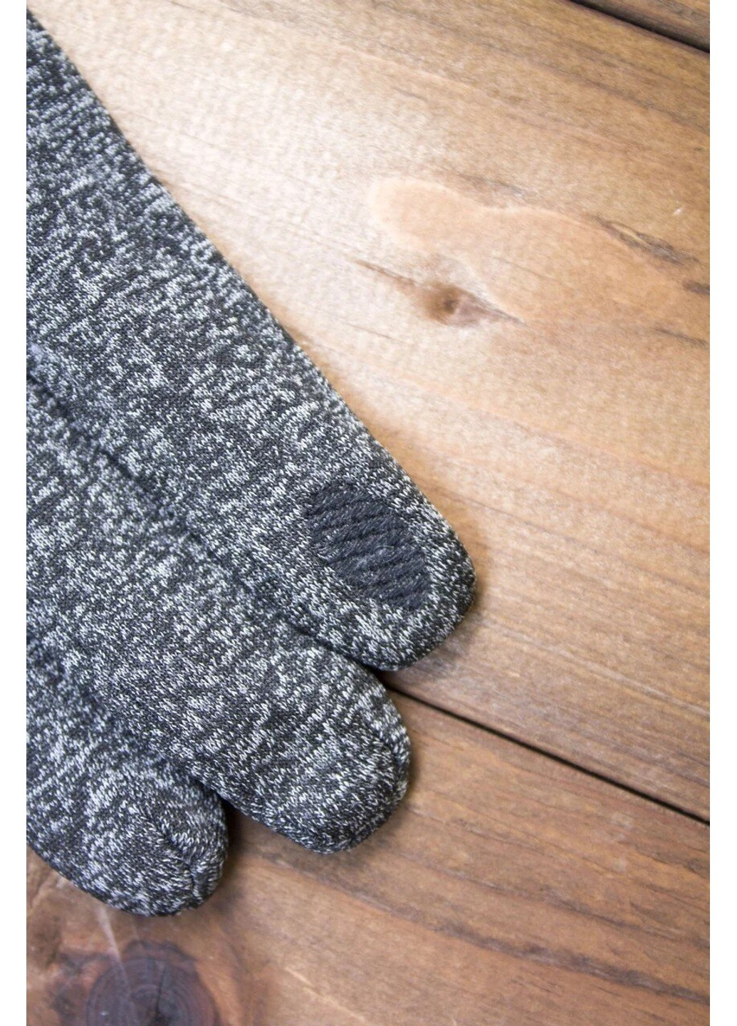 Перчатки сенсорные женские трикотажные чёрный меланж 5171-2 S BR-S (261486826)