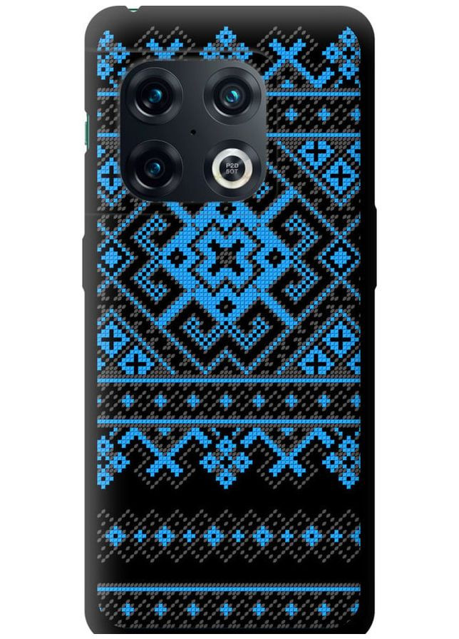 TPU чорний чохол 'Вишиванка 44' для Endorphone OnePlus 10 Pro (269355717)