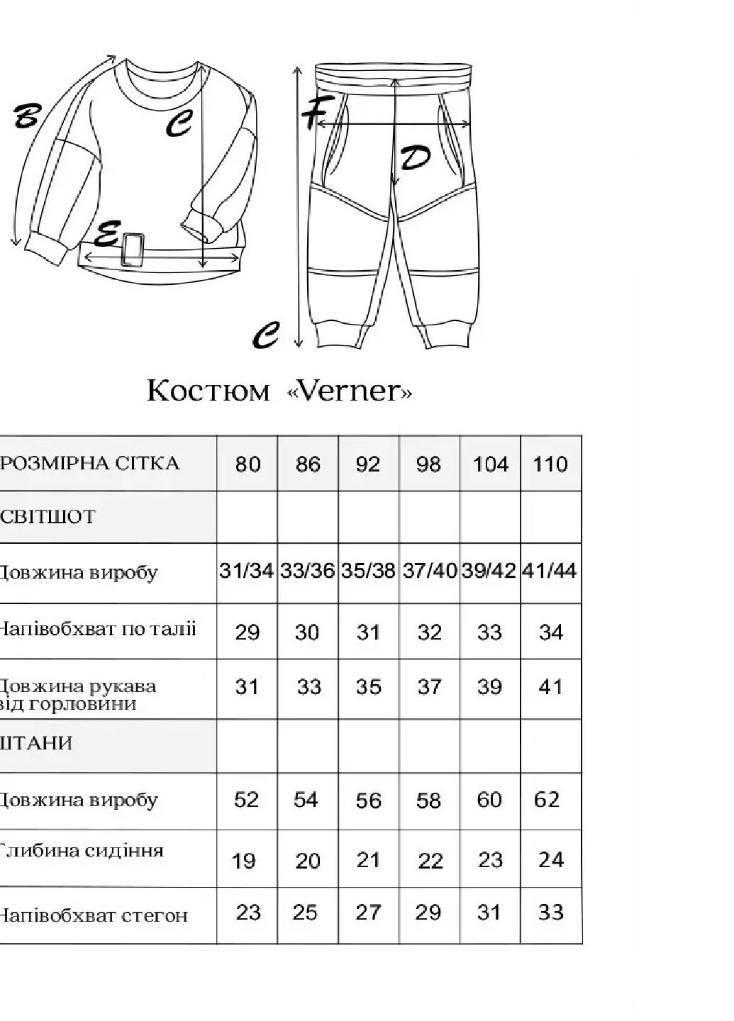Синій демісезонний коcтюм verner Magbaby