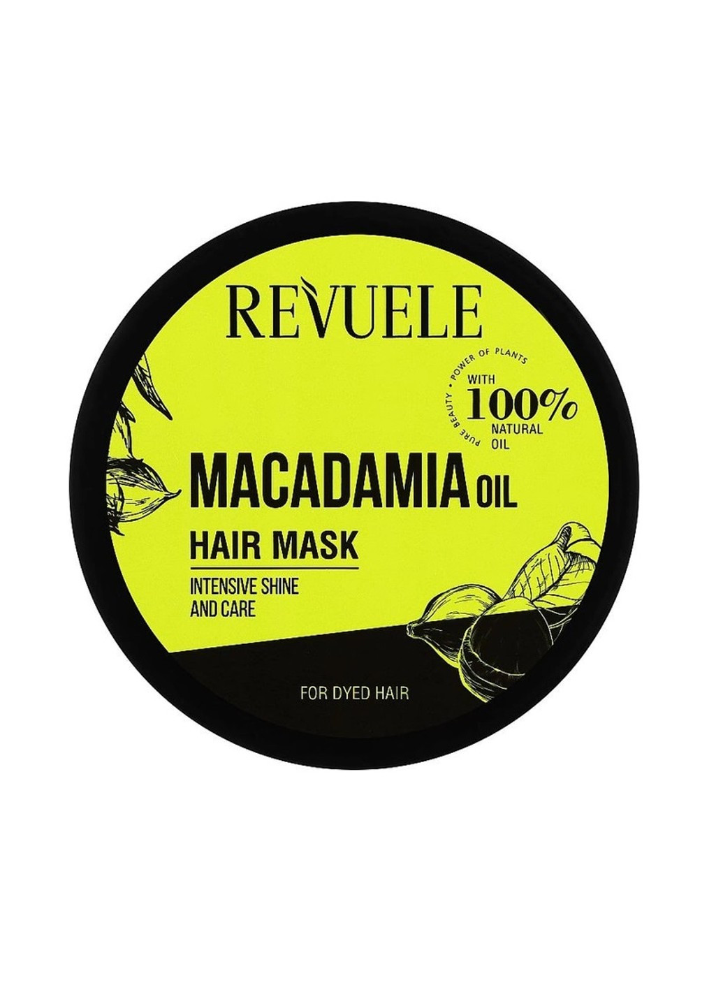 Маска для волос с маслом макадамии 360 мл REVUELE (263514205)