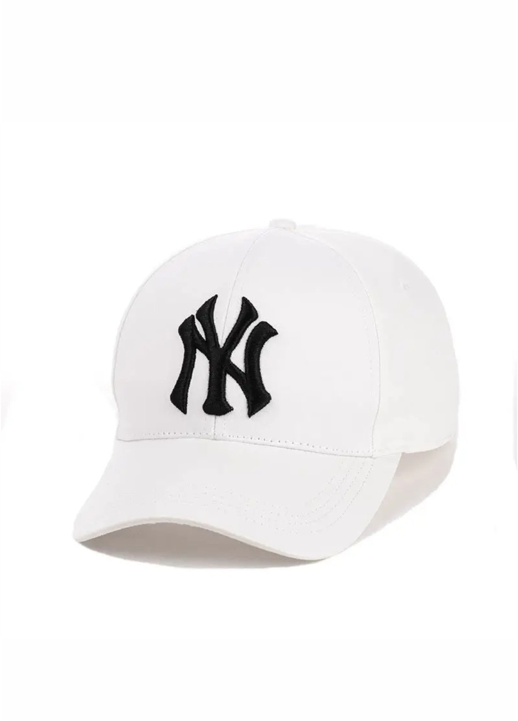Кепка бейсболка з вишивкою New York (Нью Йорк) S/M Білий New Fashion бейсболка (257642439)