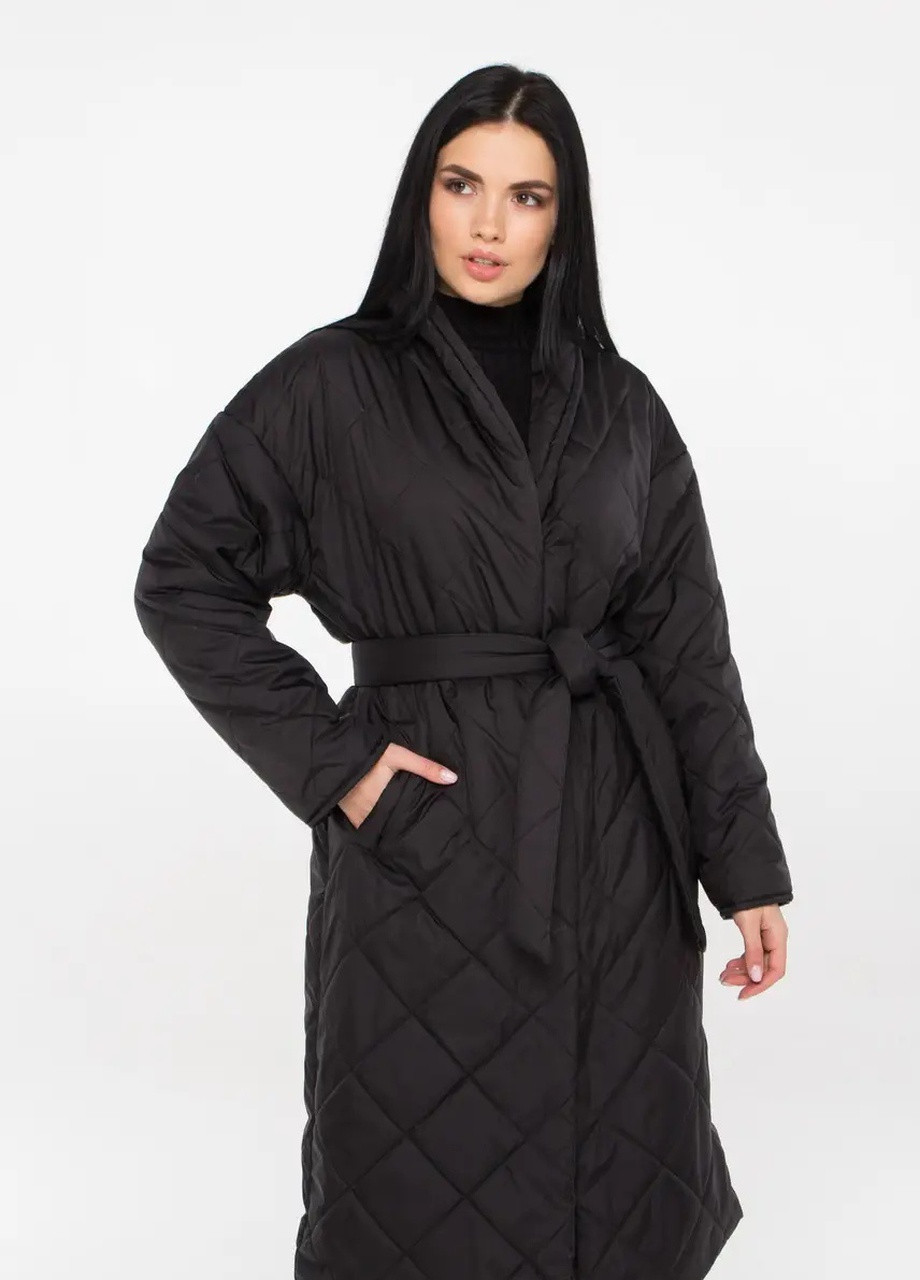 Чорна демісезонна куртки жіночі осінні модні SK