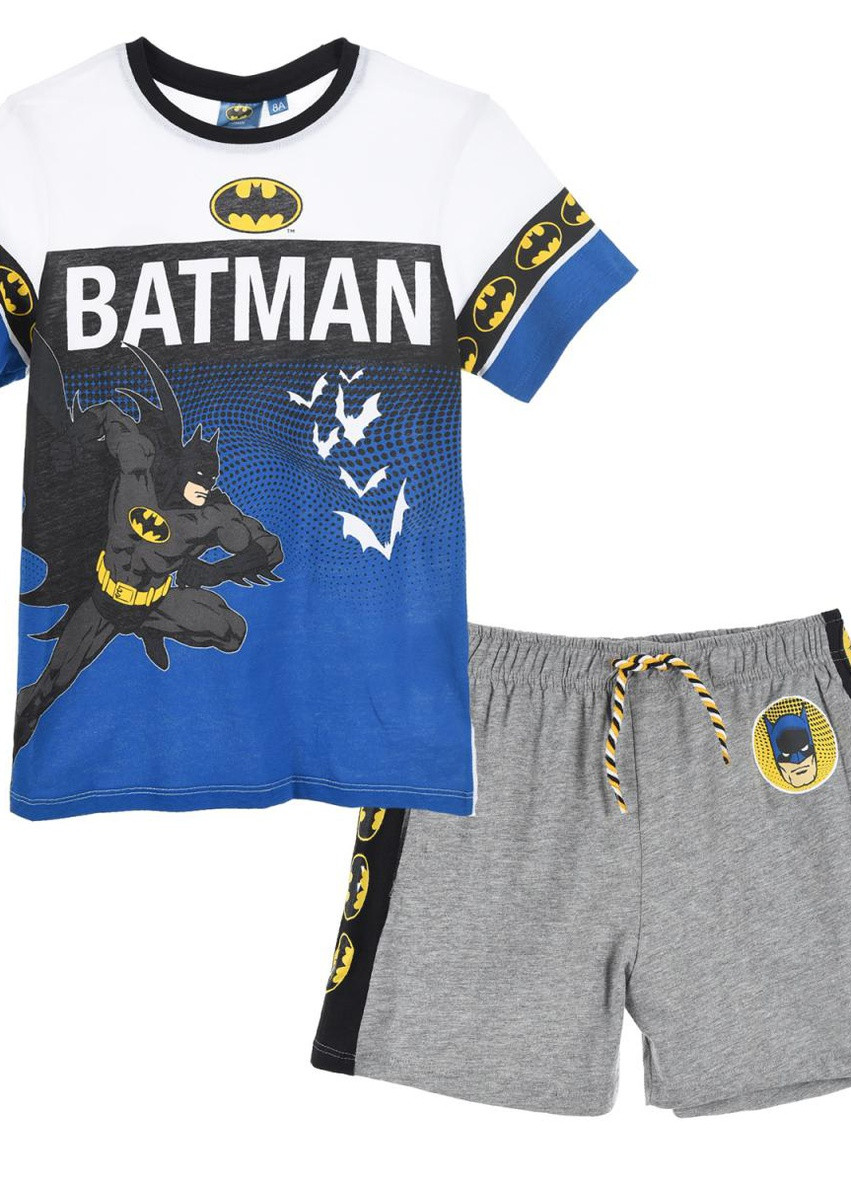 Синий летний комплект (футболка, шорты) batman (бэтмен) ue11761 Disney
