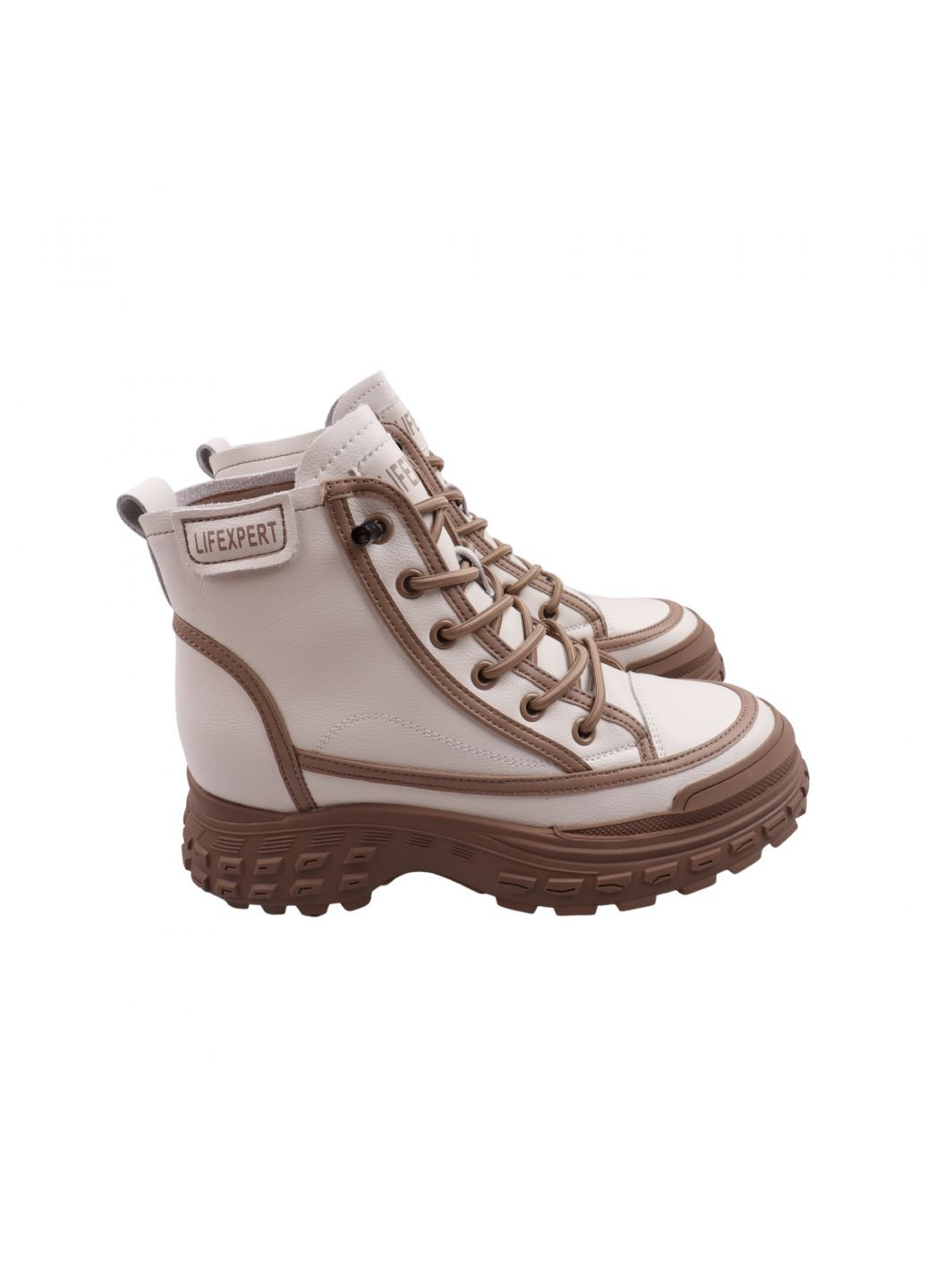 Черевики жіночі молочні натуральна шкіра Lifexpert 1196-23DHS (257675718)