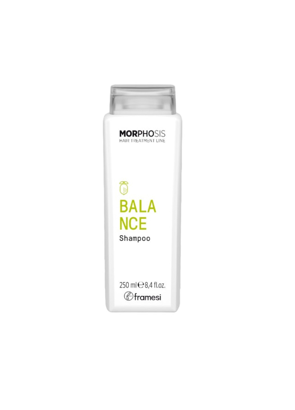 Шампунь для жирної шкіри голови з цинком PCA, вітаміном B6 та екстрактом лимону Morphosis Balance Shampoo 250 мл Framesi (260478880)