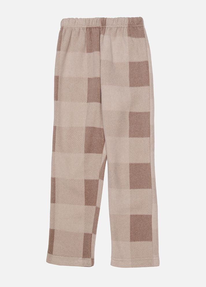 Коричневая зимняя пижама для мальчиков цвет коричневый цб-00231065 Бома