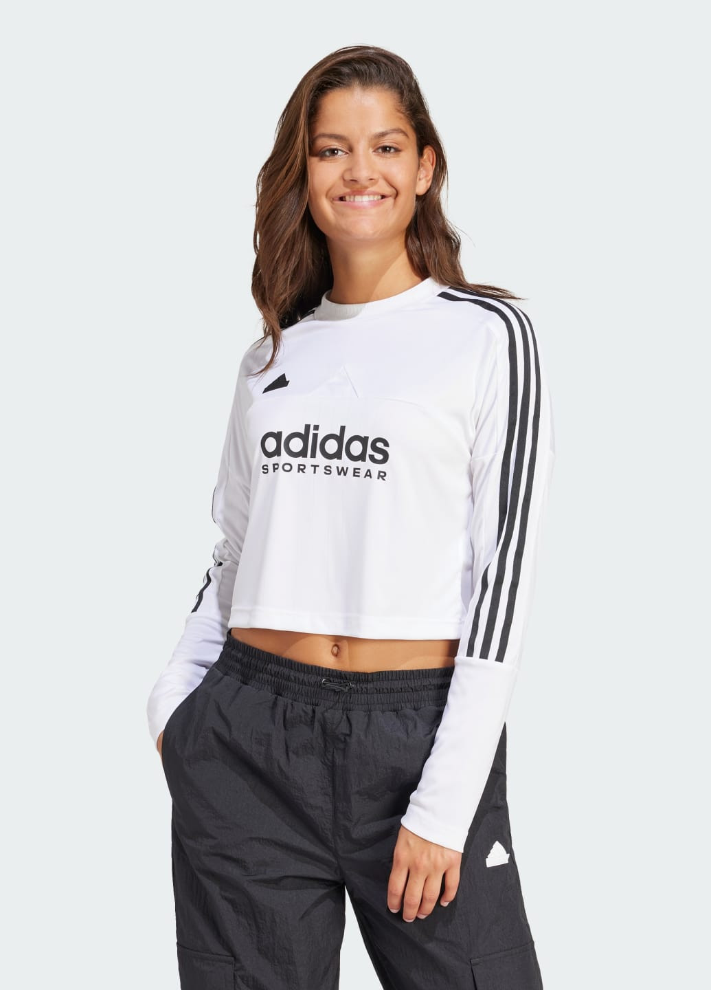 Лонгслив Tiro 3-Stripes adidas (276778466)