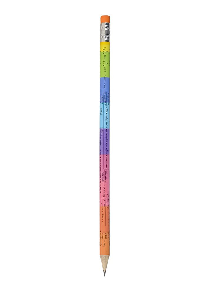 Простий олівець-підказка "Тригонометрія" колір різнокольоровий ЦБ-00222733 1 Вересня (260529387)