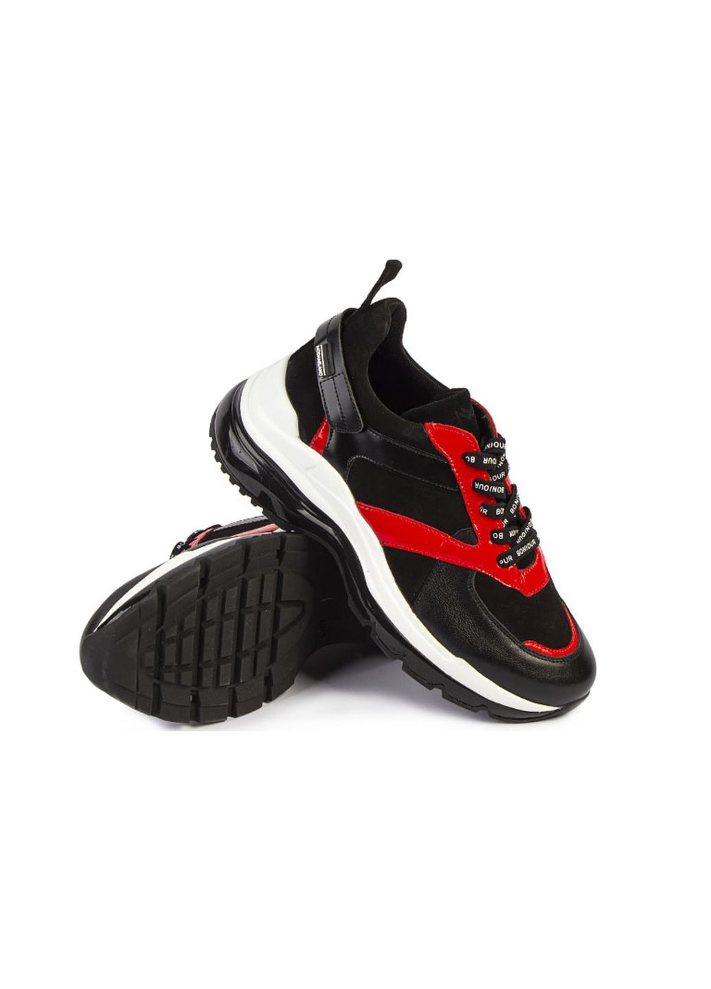 Красные демисезонные кроссовки женские бренда 8401278_(152) ModaMilano