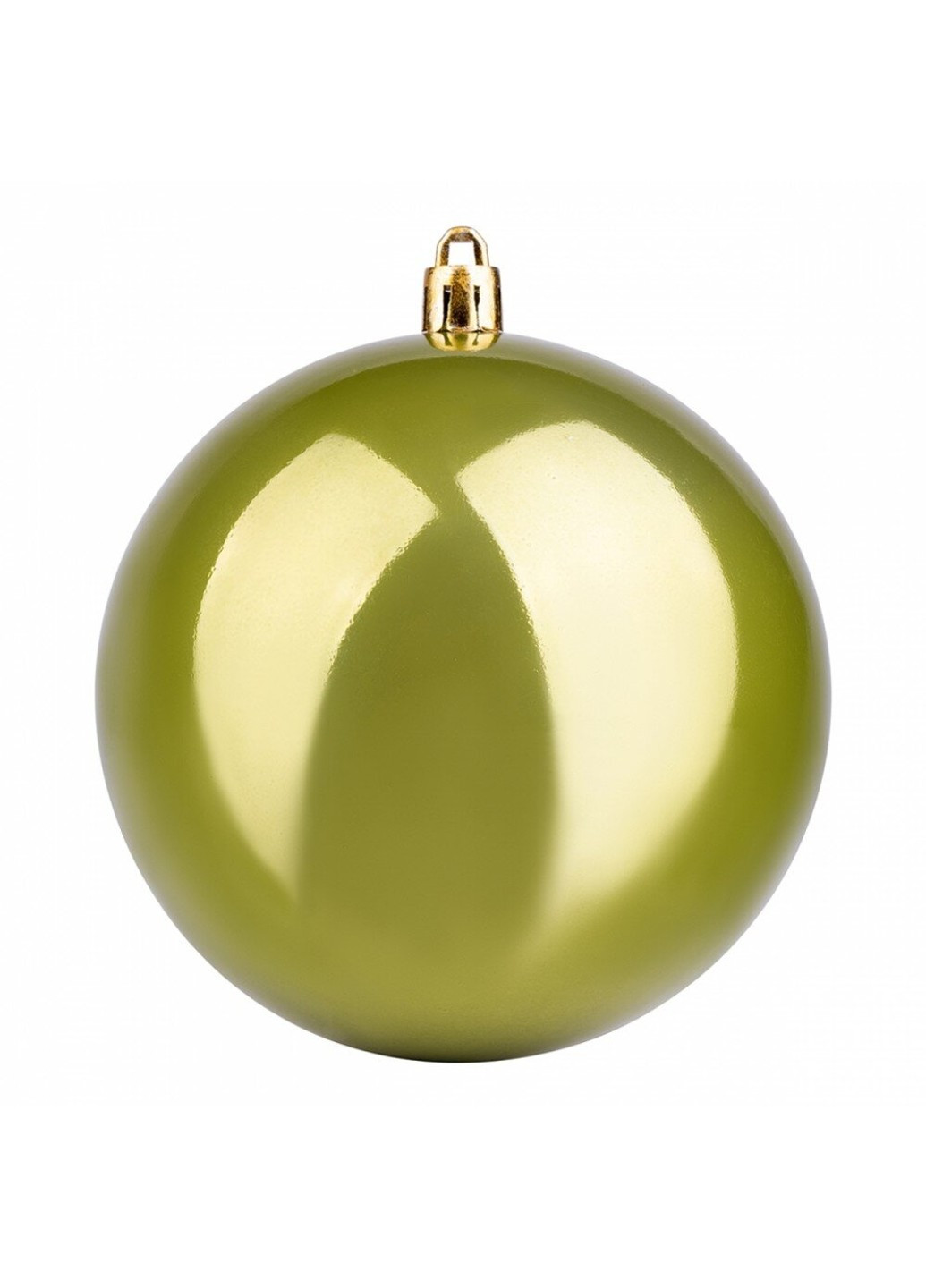 Шар новогодний Yes! Fun d-10 см, оливковый, перламутровый 973520 Novogod'ko (269692814)