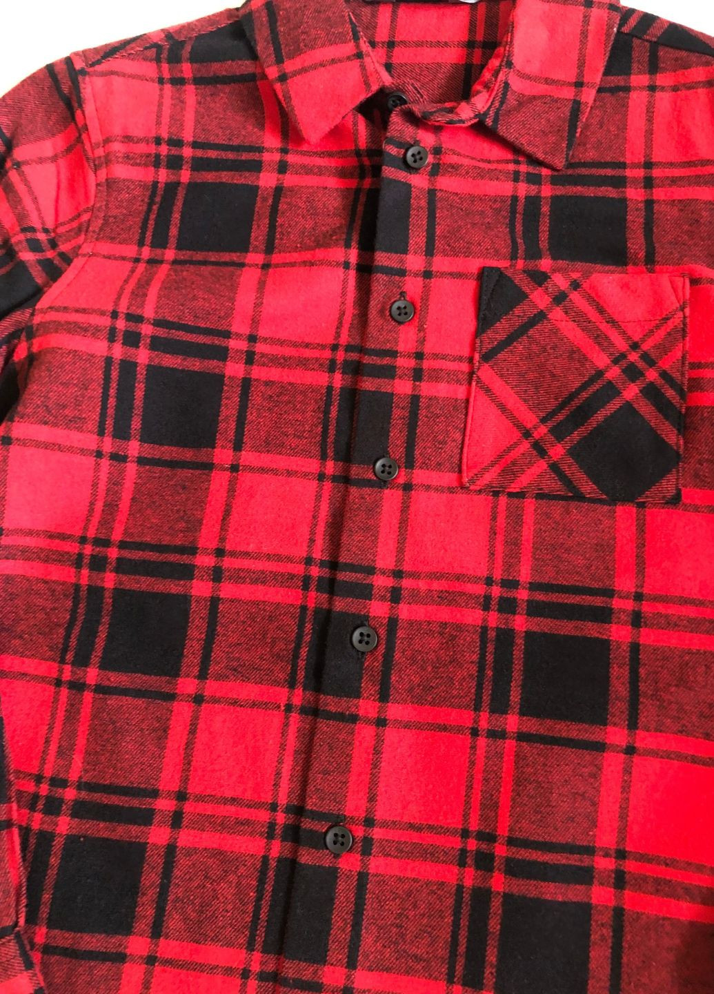 Красная повседневный, кэжуал, джинсовая рубашка в клетку Primark