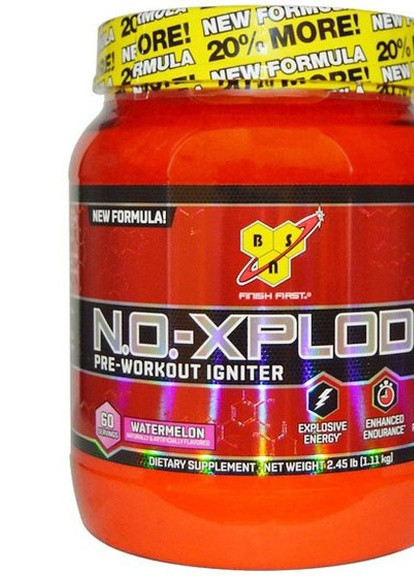 N.O.-Xplode Pre-Workout Igniter 1100 g /60 servings/ Watermelon BSN (256721721)