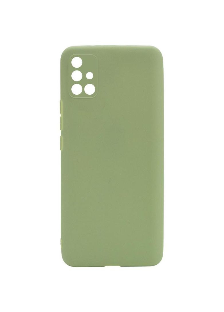 Цветной силиконовый чехол с защитой камеры для Samsung Galaxy A51 Epik (266423562)